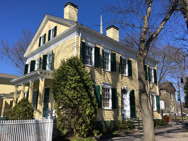 F.J. Johnston House Museum from Main Street